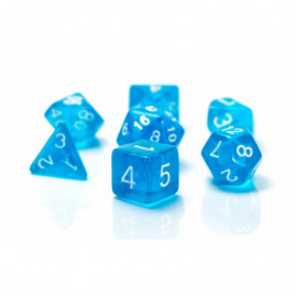 RPG Würfel Himmelblau Set 7...