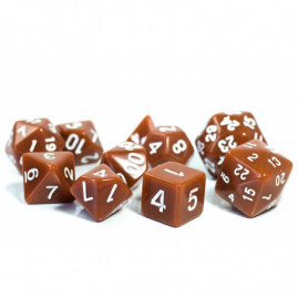 RPG Würfel Braunes Set 10...