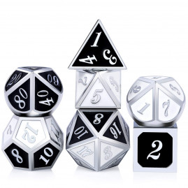 RPG Würfel Schwarz und Weiß...