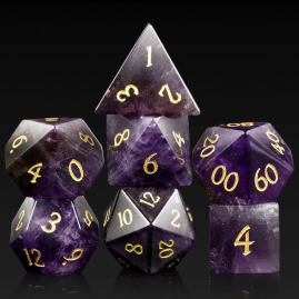 RPG Würfel Amethyst Set 7...