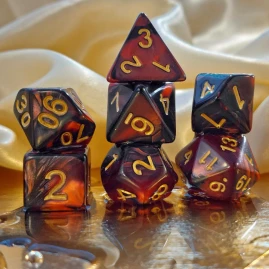 RPG Würfel Blutroter Rubin...