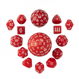 RPG Würfel Rotes Set 15...