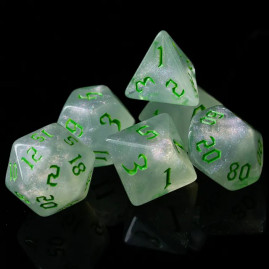 RPG Würfel Dunkelgrünes Set...