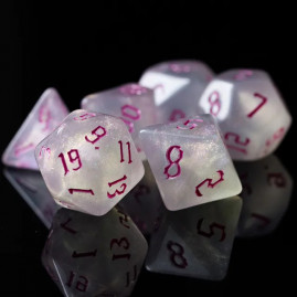RPG Würfel Dunkelrosa Set 7...
