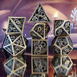 RPG Würfel König Drache Set...