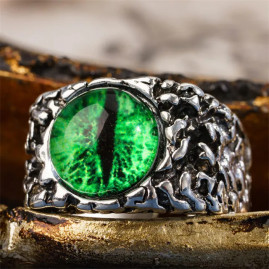 Silberner Ring Erwachter...