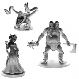 Zufällige graue RPG-Figur...