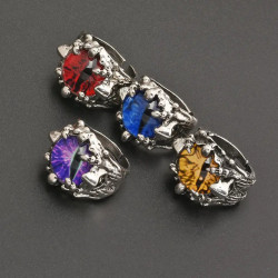 Silberner Ring Drachensicht...