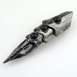 Silberner Vampirkrallenring...