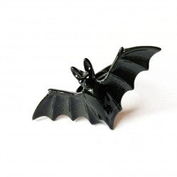 Schwarzer Ring Fledermaus...
