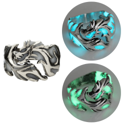 Leuchtender Silberner Ring...