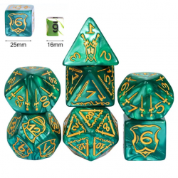 RPG Würfel Erdkrieger Set 7...