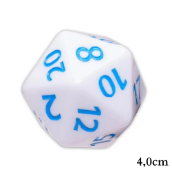 RPG Würfel Weiß-Blau...