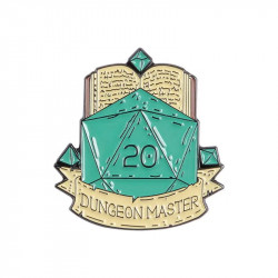 Metall RPG DND Anstecker -...