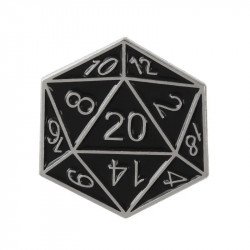 Metall RPG Anstecker DND -...
