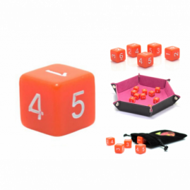 Würfel 1,6 cm RPG Orange...
