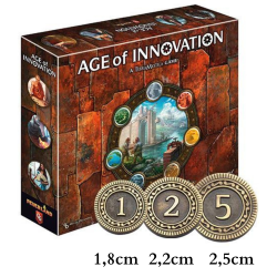 125 Metallmünzen zum...