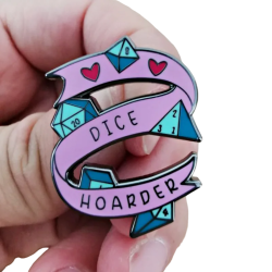 Metall RPG DND Anstecker -...