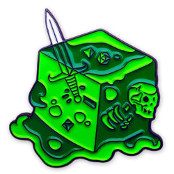 Metall RPG DND Anstecker -...