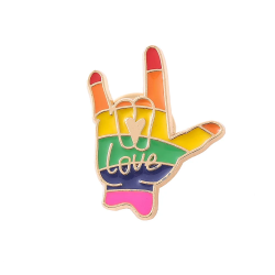 Metall Anstecker Pride LGBT...