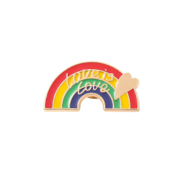 Metall Anstecker Pride LGBT...