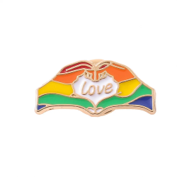 Metall Anstecker Pride LGBT...
