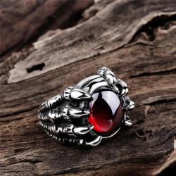 Silberner Ring Ring Stein...