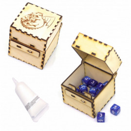 Holzbox Drache Mit...