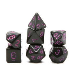 RPG Würfel Schwarz-Lila Set...