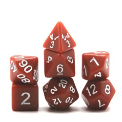 RPG Würfel Braunes Set 7...
