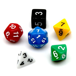 RPG Würfel Buntes Set 6...
