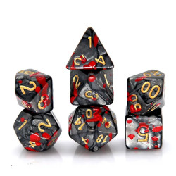 RPG Würfel Ebonitklinge Set...