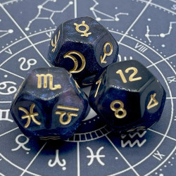 RPG Würfel Zodiak Set 3...