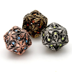 Set 3 Metall Würfel W20 RPG...