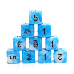 Würfel 1,6 cm RPG Frostiges...