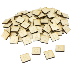 Set 100 Holzbuchstaben...