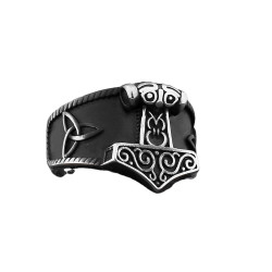 Silberner Ring Thor Hammer...