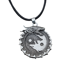 Silberne Yin Yang Halskette...