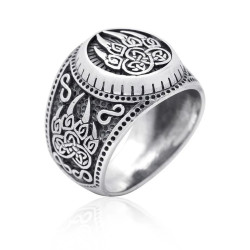 Silberner Ring Geistiger...