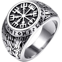 Silberner Ring Wikinger...