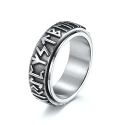 Silberner Ring Drehbare...