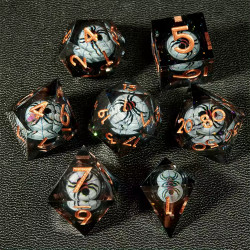 RPG Würfel Schwarze Witwe...