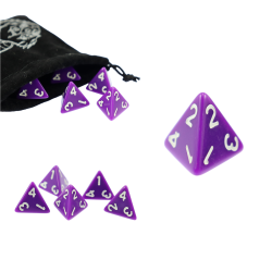 RPG Würfel Lila Vierseitige...