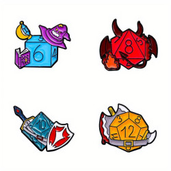 Set 4 Metall RPG DND...