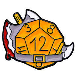 Metall RPG DND Anstecker -...