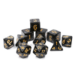RPG Würfel Flüssiges Gold...