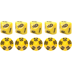 Set 10 Zehnseitige Würfel...