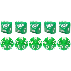 Set 10 Zehnseitige Würfel...