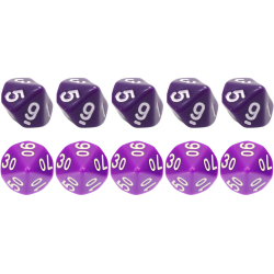 Set 10 Zehnseitige Würfel...