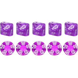 Set 10 Zehnseitige Würfel...